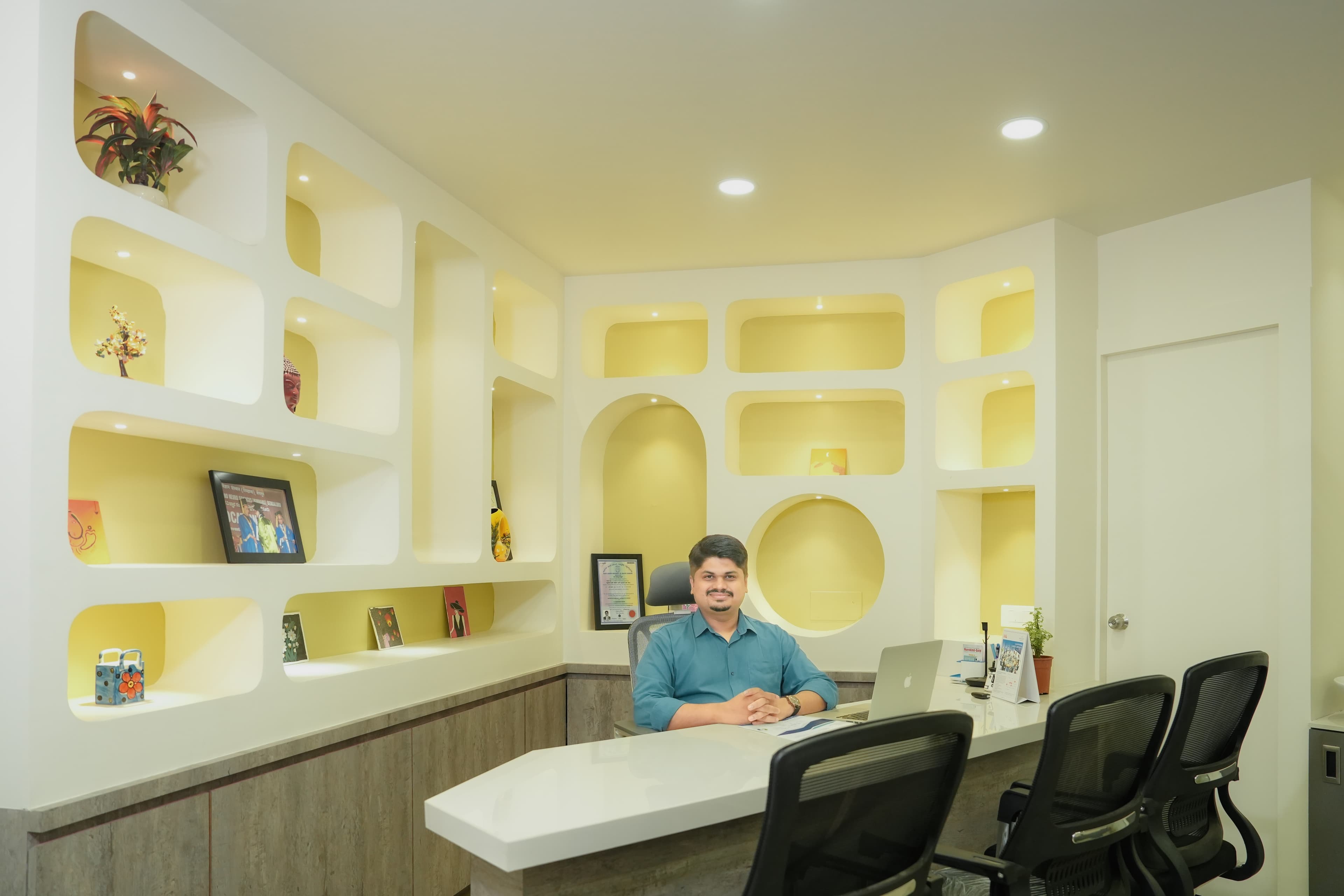 Dr. Sudheendra Huddar at his clinic